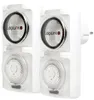 LogiLink Mechanische Zeitschaltuhr 2er Set IP44 weiß 2 Produktbild-Vorschau 1