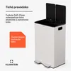 Klarstein moderný 60 l kôš na kuchynský odpad (2x30 l) s Náhľad obrázku produktu 5
