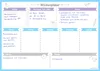 Agenda hebdomadaire PRICARO "Allerlei", magnétique, bleu Voir les images du produit 3