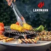 LANDMANN Holzkohlegrill mit Edelstahlgrillplatte ** Podgląd zdjęcia produktu 12