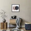 Gerahmtes Poster - Schwarzer Rahmen - Sechsecke Modern Gold Produktbild-Vorschau 7