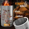 Feuertonne / Feuerkorb mit Motorrad Motiv - Born to be wild Produktbild-Vorschau 5