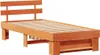 vidaXL Bettrahmen Wachsbraun 100 x 200 cm Massives Produktbild-Vorschau 8