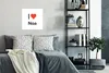 MuchoWow® Poster Ich liebe - Noa - Mädchen 50x50 cm - Produktbild-Vorschau 4