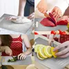 Sada 3 kusov nerezových dosiek na krájanie – malá a veľká Náhľad obrázku produktu 5
