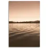 Leinwandbild Ruhiges Wasser am See 60x90 Feeby Beige bild Produktbild-Vorschau 3