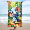 FEBE Strandtuch XXL 100x180 cm Kleiner Elefant Badetuch Produktbild-Vorschau 6