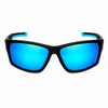 Sport Sonnenbrille Schwarz Matt Polarisiert Blau Produktbild-Vorschau 2