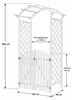 Mucola Arche de roses avec portail Pergola Arche de Voir les images du produit 3