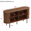 Modernes MDF Sideboard mit Rolljalousie-Türen, Produktbild-Vorschau 6