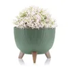 Súprava kvetináčov Rosa linea Eco wood green Náhľad obrázku produktu 5