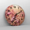 Wanduhr - Rund - Glasuhr - Wiese Blumen Sonne - 40x40cm - Produktbild-Vorschau 4