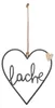 Gilde Hänger, Herz, "Lebe Liebe Lache", Schriftzug, Holz, Produktbild-Vorschau 3