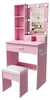Make-up tafel met LED-verlichting en krukje, 60x38x132 cm, Productafbeelding-voorbeeld 16