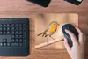 MuchoWow® Mauspad Mousepad Vogel - Zweig - Rotkehlchen Produktbild-Vorschau 4