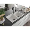 Mexen Tomas 2-Becken-Granitspüle mit Mischbatterie Savita, Produktbild-Vorschau 2