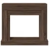 vidaXL Krbová obestavba hnědý dubový vzhled 100x30x87,5 cm Náhled obrázku produktu 4