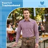 Trachtenhemd  für Lederhosen Langarm Trachtenmode mit Produktbild-Vorschau 6