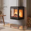 Glasbodenplatte für 120x60 cm – Kaminofen – Kaminplatte Produktbild-Vorschau 4