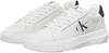 A pair of white Calvin Klein sneakers. Podgląd zdjęcia produktu
