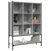 vidaXL Bibliothèque Gris Sonoma 102x30x141,5 cm Matériau Voir les images du produit 4