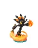 A Skylanders Imaginators figure of a fire elemental character standing on a fiery base. Produktbild-Vorschau