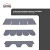 DAPRONA 20x Bitumen Dachschindeln Rechteck Grau 1 m x 32 cm Produktbild-Vorschau 6