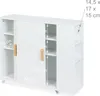 Relaxdays 4052025502904, Biały, Wolnostojący, 4 pół., 2 Podgląd zdjęcia produktu 5