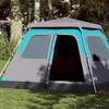 vidaXL Kuppel-Familienzelt 6 Personen Blau Quick Release Produktbild-Vorschau 2