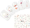 Tattoo Nail Art Traumfänger Feder Blumen Aufkleber Nagel Produktbild-Vorschau 1