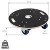 Rollbrett Möbelroller rund Ø 57 cm aus Multiplex mit Produktbild-Vorschau 1