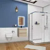 Waschtisch mit Unterschrank 50cm Alast Badmöbel Set Eiche Produktbild-Vorschau 5