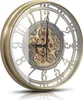 Samilito Wanduhr mit echtem Bewegungsgetriebe Zahnrädern Produktbild-Vorschau 1