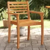 The Living Store Gartenstühle 6 Stk. 59x55x85 cm Massivholz Produktbild-Vorschau 2