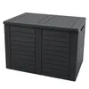 Kunststoff Kissenbox anthrazit in Holz Optik - 75 x 53 cm - Produktbild-Vorschau 3