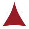 Tenda da sole in tessuto Oxford triangolare 5x7x7 m Rosso Anteprima dell’immagine prodotto 13