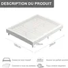 DEWINNER Bed base 160 x 200 cm | 2 x 14 slats with 9 feet | Voir les images du produit 2