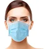 3 Lagig Behelf-Mund-Nasen-Atem-Schutz Gesichtsmaske Produktbild-Vorschau 4