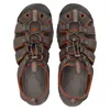 A top-down view of a pair of men's sandals on a white background. Voir les images du produit