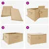 Opbergbox Crèmekleurig 55 x 35 x 32 cm Nonwoven stof Productafbeelding-voorbeeld 8