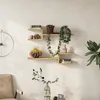 DECORTIE Fork Nowoczesny zestaw półek pływających dąb 75 x Podgląd zdjęcia produktu 3
