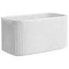 Blumentopf Blumenübertopf Gehäuse Farbe Weiß 25,5 cm H13,5 Produktbild-Vorschau 3