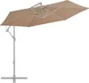 vidaXL Housse de rechange pour parasol Taupe 300 cm Voir les images du produit 9