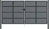 vidaXL Zahradní brána antracitová 400x175 cm ocelová Náhled obrázku produktu 3