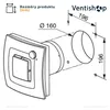 Stille Badventilator Dual 300 Ø150mm Produktbild-Vorschau 7