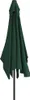 A closed green umbrella on a black pole against a white background. Náhľad obrázku produktu