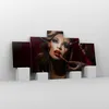 Bild auf Leinwand - Leinwandbild - Frau Make-up schön - Produktbild-Vorschau 4