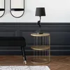 Table Basse Dorée Modèle Kobu 56x36x36cm Voir les images du produit 5