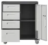 Stabiler Metall-Werkzeugschrank mit Rollen – 75 × 42 × 88 Produktbild-Vorschau 10