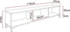 RTV Schrank OXFORD 175 cm, Beige / beige matt + gold, Produktbild-Vorschau 5